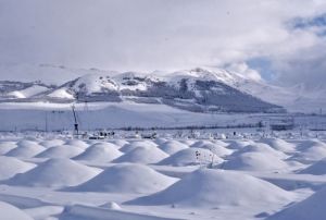 Palandkende kar kalınlığı 56 cm!