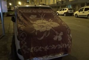 Aralara halılı, battaniyeli soğuk nlemi