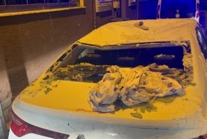 Aracın zerine dşen şahıs ağır yaraland