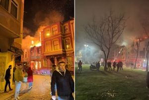 Balat'ta Korkutan Yangın!