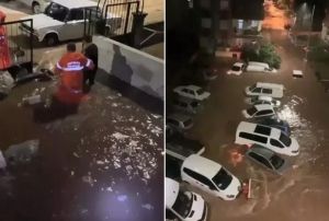 Şiddetli yağış hayatı olumsuz etkiledi