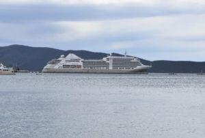 Bodrum'a sezonun ilk gemisi geldi