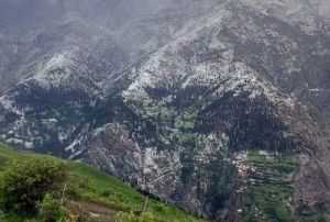 Artvin'de dolu yağışı