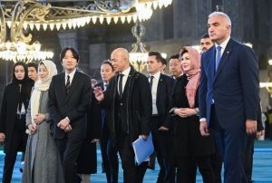 Japon Veliaht Prens Ayasofya'da!