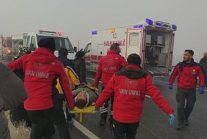 Van'da Zincirleme Kaza!