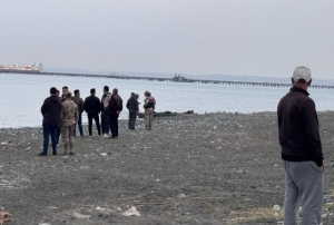 Jandarma personeli ile kz arkada sahilde l bulundu