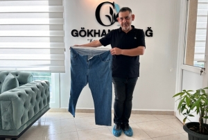 Diyet ve sporla 9 ayda 77 kilo verdi