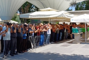 Camide ldrlen ahs topraa verildi