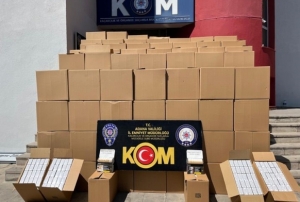 7 milyon adet kaak makaron ele geirildi