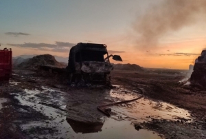 25 ton balya kül oldu