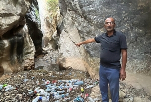 Son 65 yılın en kurak yılı kanyonu kuruttu