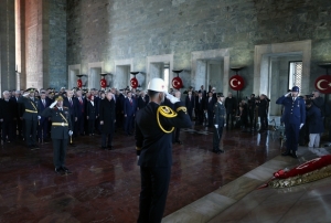 Devlet erkan Antkabiri ziyaret etti