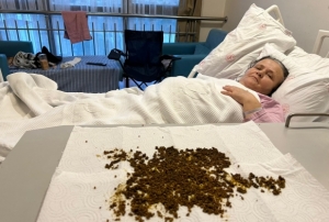 Hastadan ��kan ta�lar� sayamad�lar