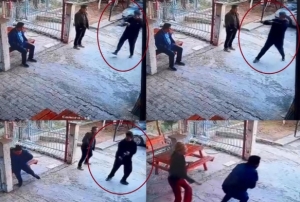 Okul m�d�r�n� vuran ��renci ile baba