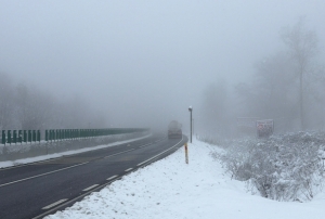 Bolu Da��'nda kar ve sis etkili oluy