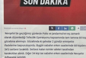 Yalan habere g�zalt�