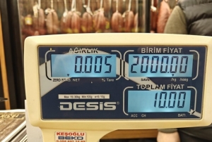 Pastırmanın kilosu raflarda 2 bin TL