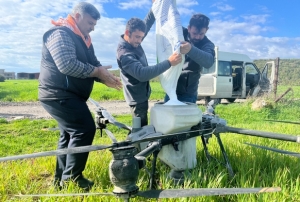 Çiftçi çözümü dronda buldu