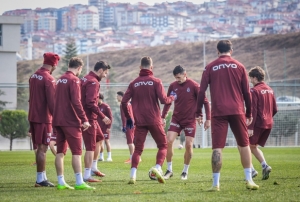 Trabzonspor haz�rl�klar�n� tamamlad�