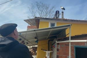 Leylek k�y�nde b�y�k sevin�