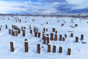 Ahlat'ta tarih beyaza b�r�nd�