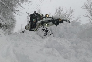 Kar kal�nl��� 2 metreye ula�t�