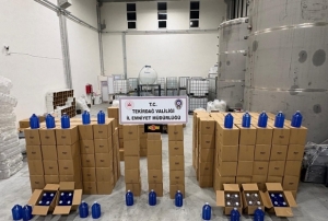 17 ton 815 litre etil alkol ele geçirildi