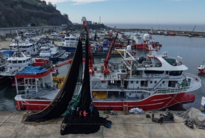 Trabzon'da balıkçılar