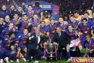 La Liga'da şampiyon Barcelona