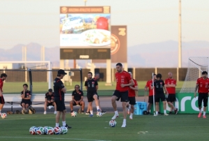 A Milli Futbol Takımı, ABD maçı hazırlıklarına devam etti