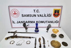 Tarihi objeler ele geçirildi