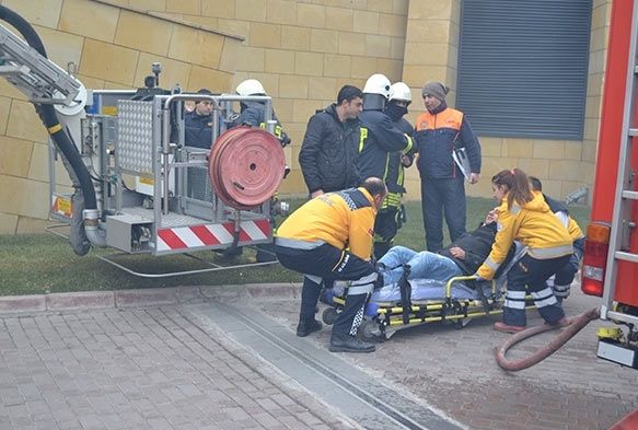 Forum Kayseri AVMde Yangn Tatbikat