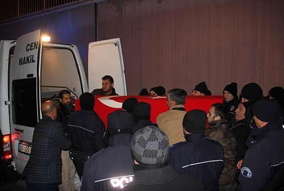 ehit Polisin Cenazesi Kayseri'ye Getirildi