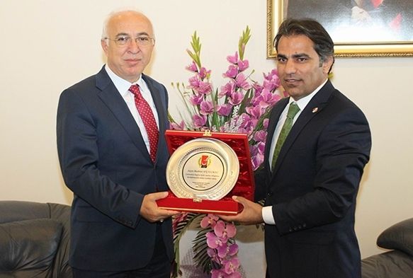 Kayseri Gazeteciler Cemiyeti'nden Bakan Hiylmaz'a Ziyaret