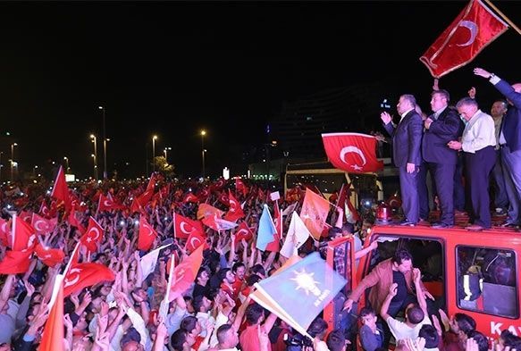 “Hainlere karşı dimdik ayaktayız”