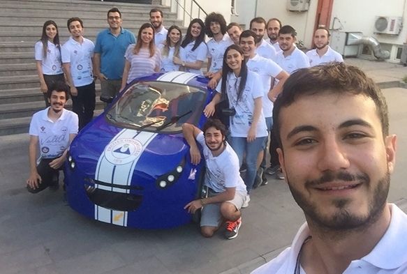 TÜBİTAK'tan ERÜ'nün Elektrikli Aracına Ödül