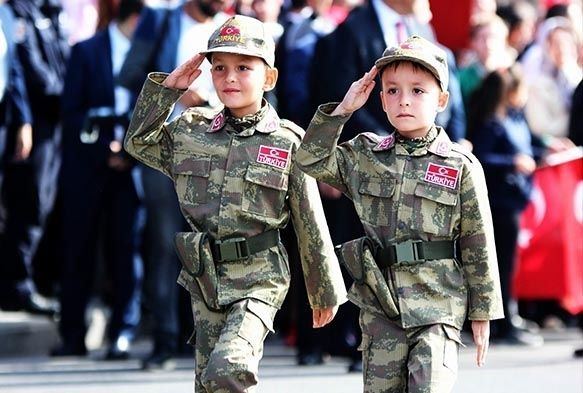 Kayseri'de Cumhuriyet Bayramı coşkusu