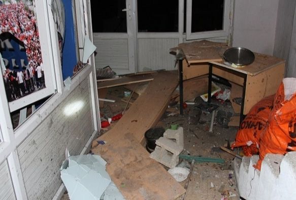 AK Parti ile binasna bombal saldr