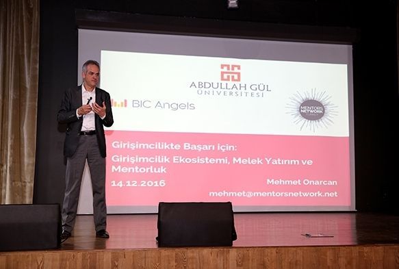 AGÜ’de Girişimcilik Semineri