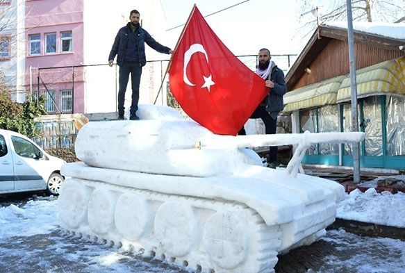 4 Ton Kar Kullanarak Tank Yaptlar