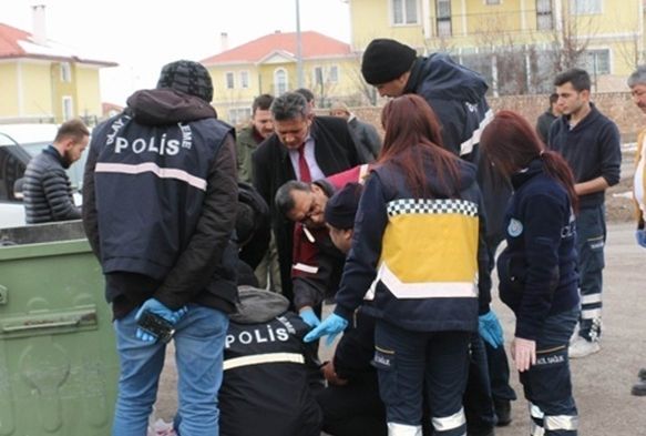 Sivas'ta p konteynerinden vahet kt