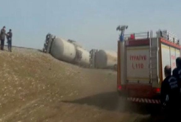 Diyarbakr'da trenin geii esnasnda patlama