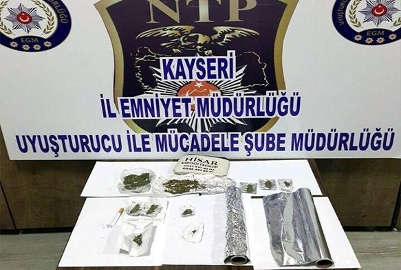 Kayseri'de uyuşturucu operasyonu