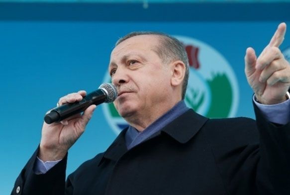 Cumhurbakan Erdoan, hemehrileriyle bulutu
