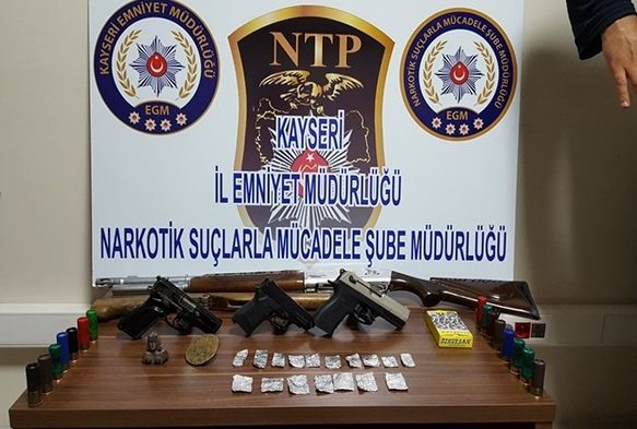 Kayseri'de uyuşturucu operasyonu: 7 gözaltı