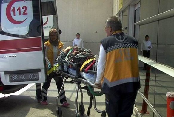 Kayseri'de trafik kazası: 3 yaralı