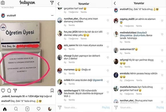 “Görüşmek istemiyorum” yazan akademisyene sosyal medya cezası