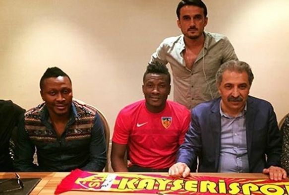 Kayserispor Asamoah Gyan ile anlat