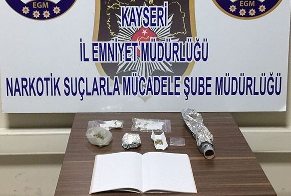 Kayseri'de uyuşturucu operasyonu: 5 gözaltı