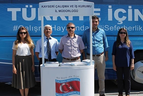 İŞKUR İstihdam Otobüsü Kayseri’ye geldi